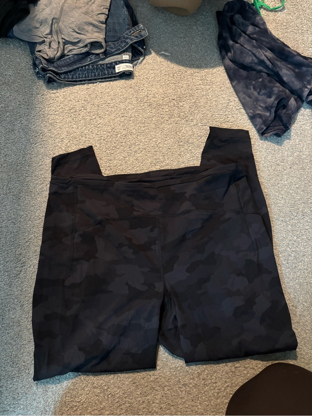 lululemon athletica Black Camo High-Rise Leggings